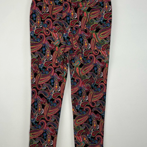Vintage Attyre Colorful Boho Paisley Hi-Rise Pants in Women's size 10 - Picture 2 of 13